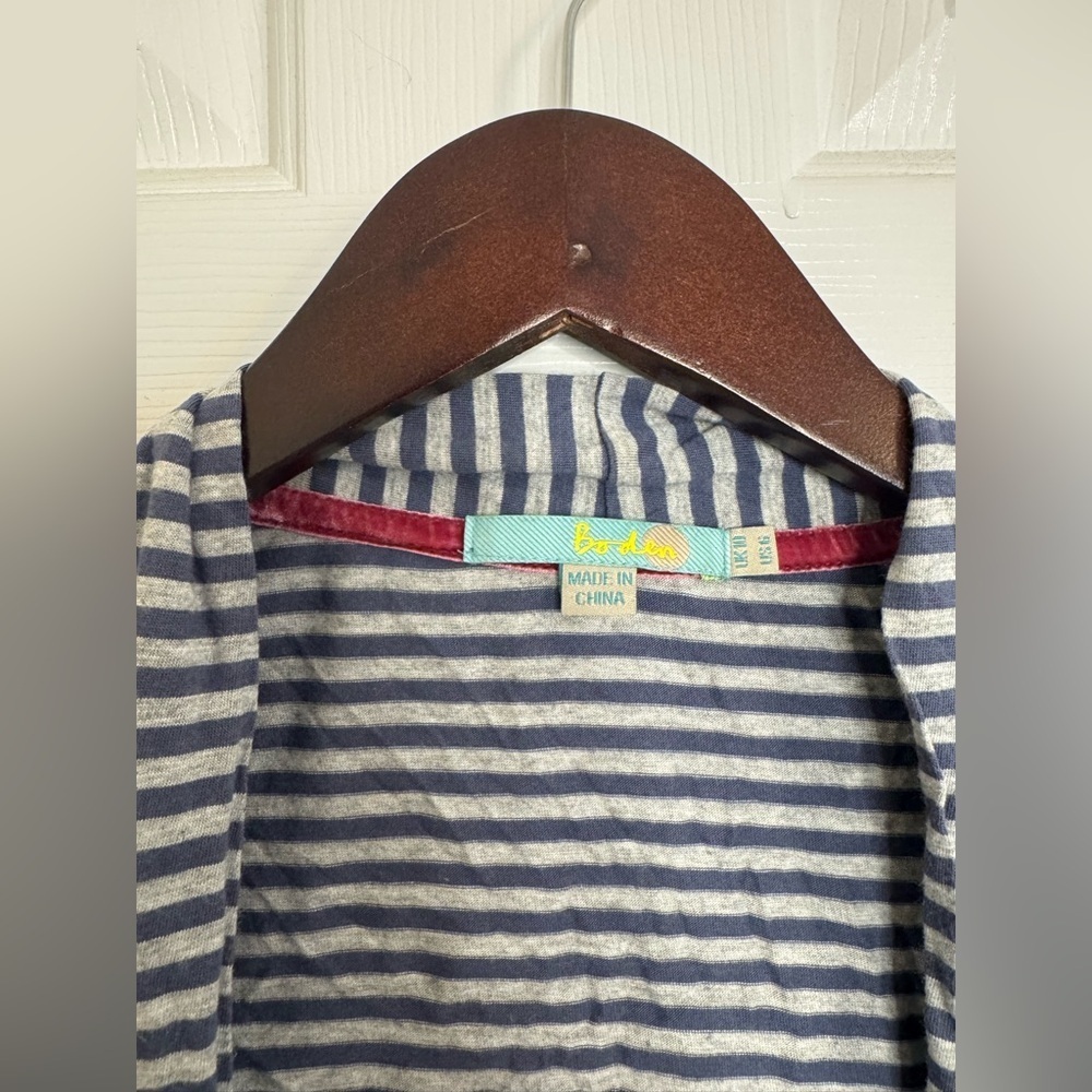 Boden cardigan size 6 blue grey - Picture 2 of 3
